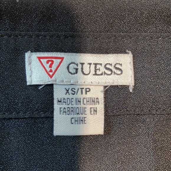 GUESS Black sleeveless blouse Size XS - Picture 8 of 10
